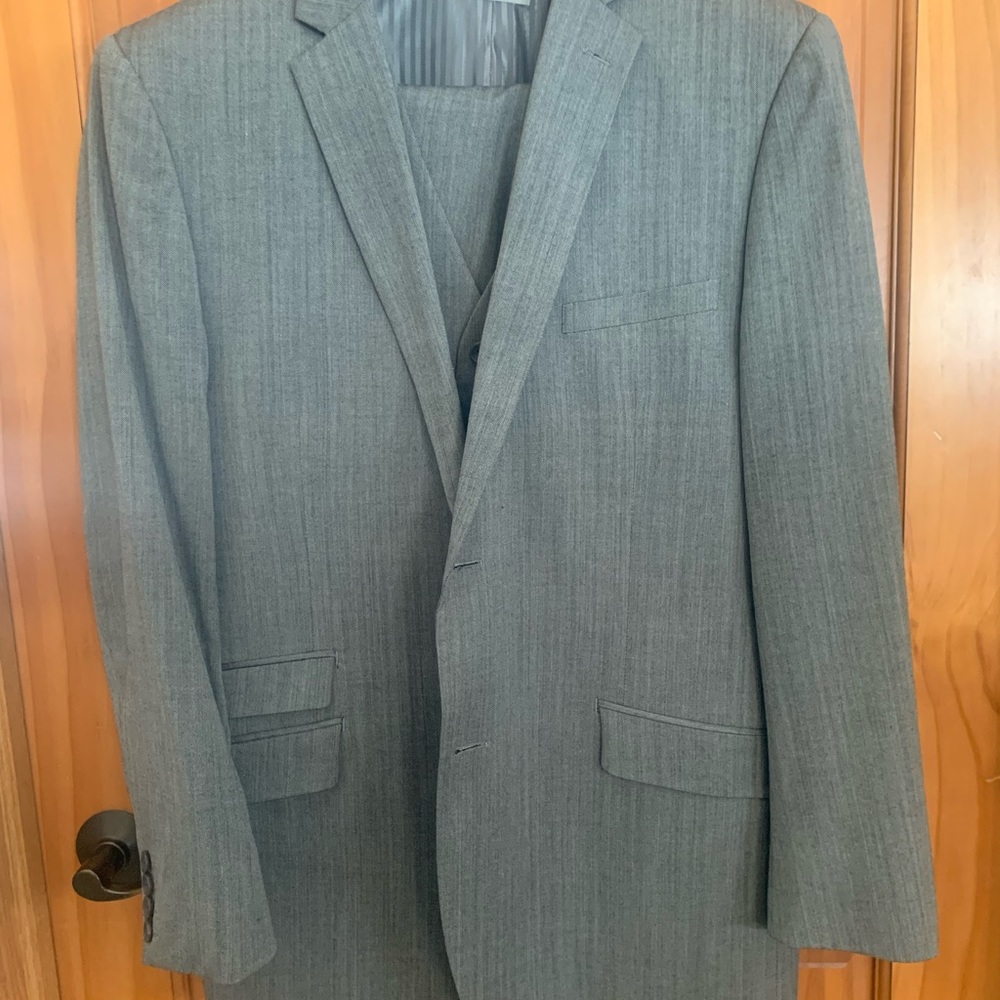 Gray 3 Piece Suit